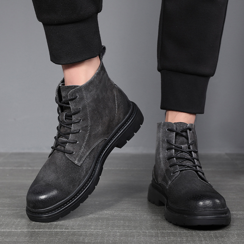 Men's boots autumn and winter  – Sewing Nylon Bewertung und Preis