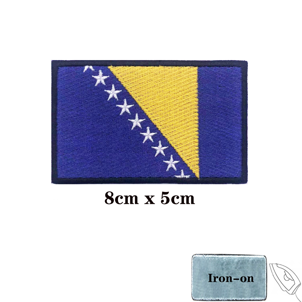 1PC Flag of Bosnia and Herzego – Velcro Sew On Bewertung und Preis