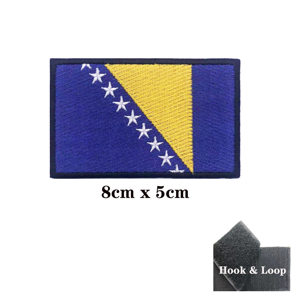1PC Flag of Bosnia and Herzego – Velcro Sew On Bewertung und Preis