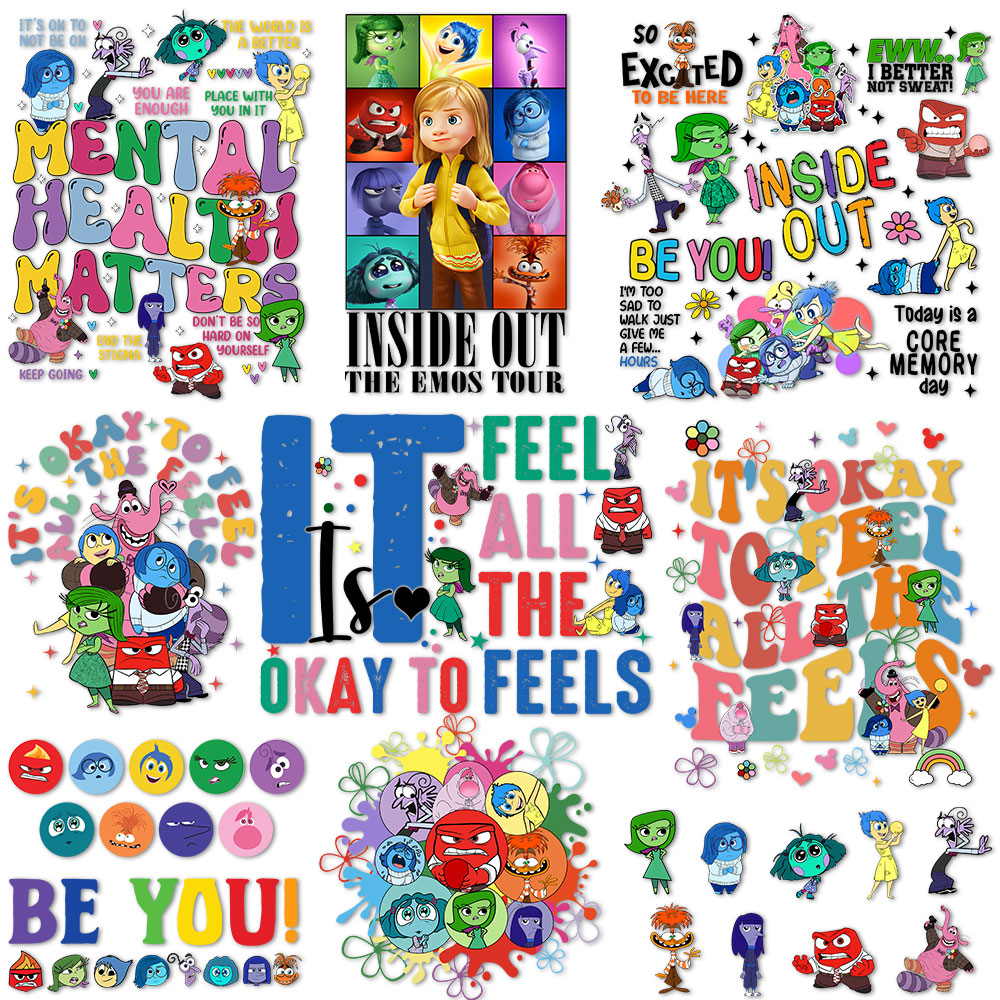 Inside Out Iron on Decals for  – Velcro Sew On Bewertung und Preis