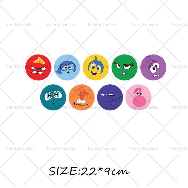 Inside Out Iron on Decals for  – Velcro Sew On Bewertung und Preis