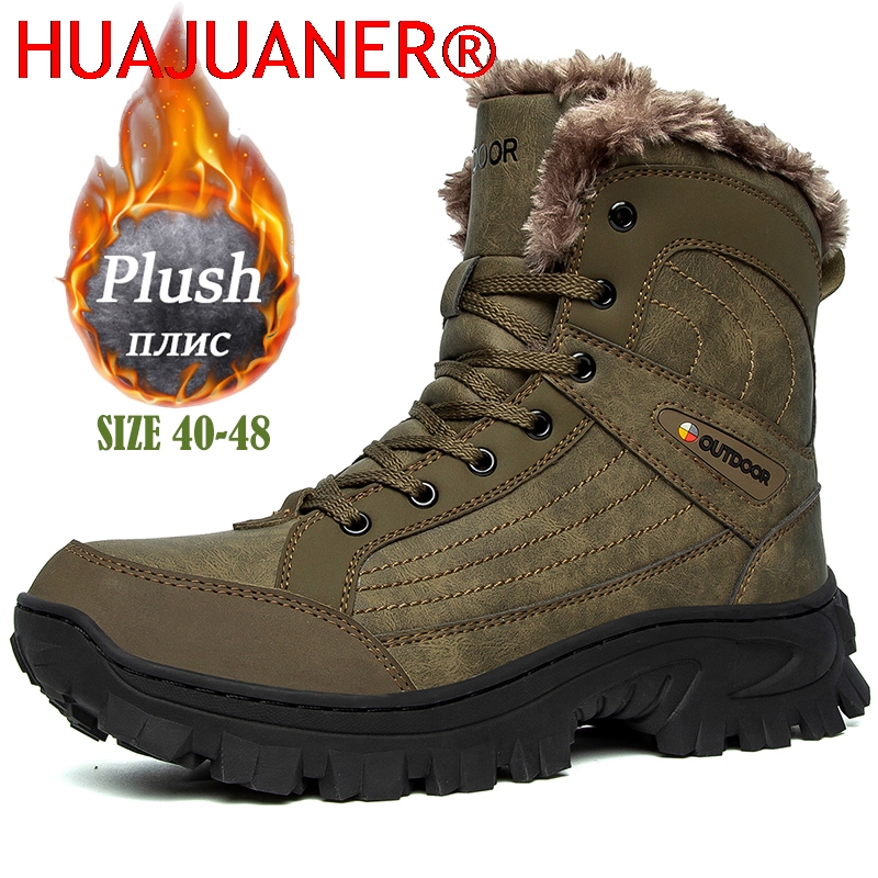 Men Winter Snow Boots Platform – Sewing Nylon Bewertung und Preis