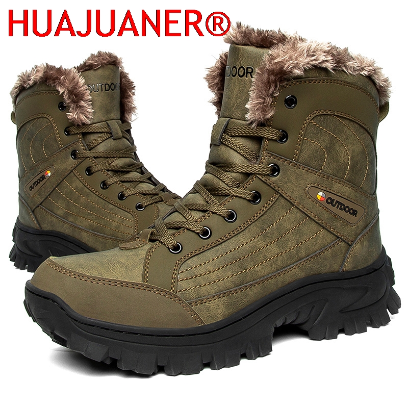 Men Winter Snow Boots Platform – Sewing Nylon Bewertung und Preis