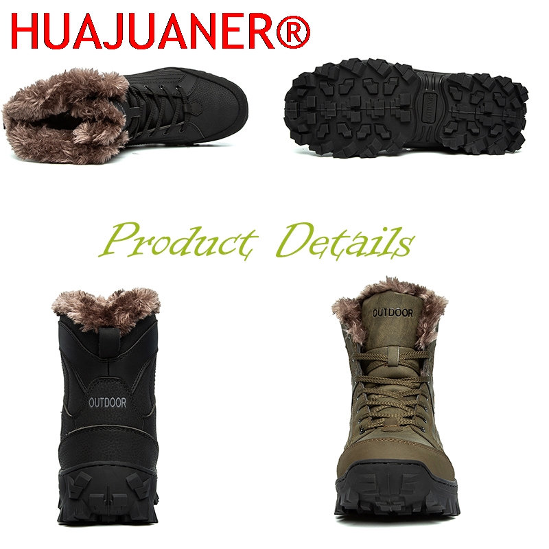 Men Winter Snow Boots Platform – Sewing Nylon Bewertung und Preis