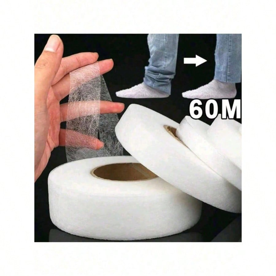 1Roll 60M Iron-On Hemming Tape – Hem Tape Fusible Bewertung und Preis
