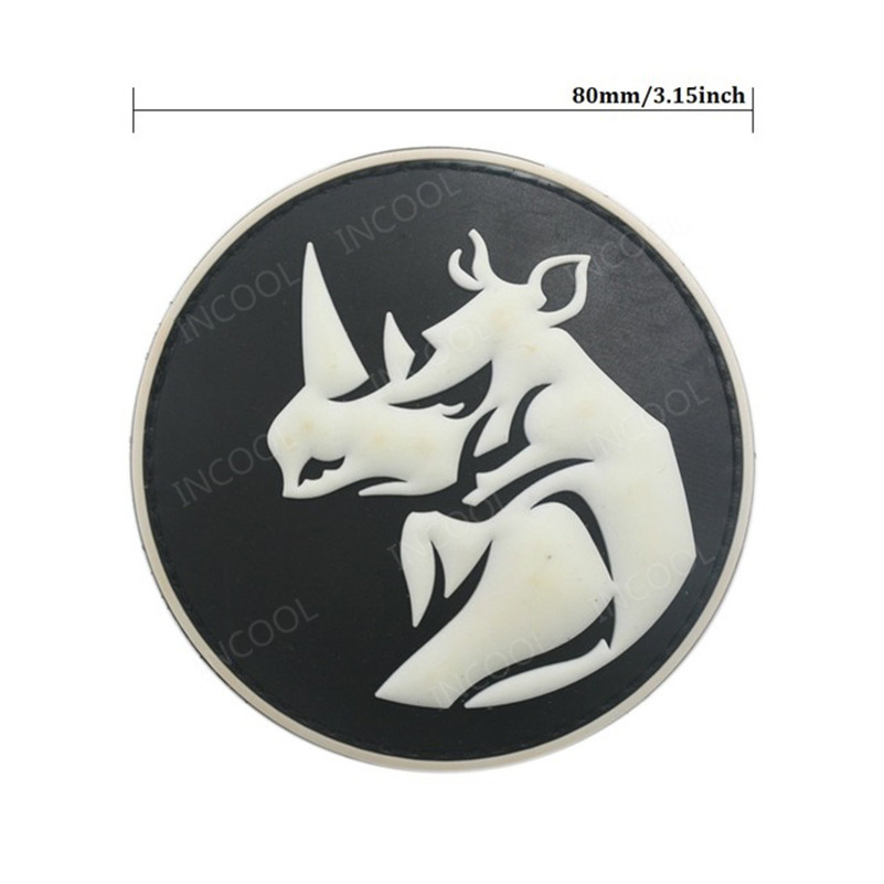 Rhino Head PVC Patch Tactical  – Velcro Sew On Bewertung und Preis