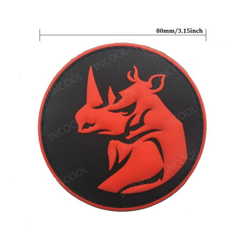 Rhino Head PVC Patch Tactical  – Velcro Sew On Bewertung und Preis