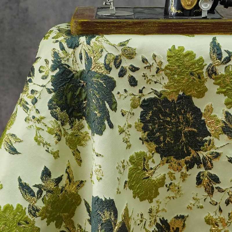 Vintage 3D Floral Metallic Jac – Vintage Sewing Textile Bewertung und Preis