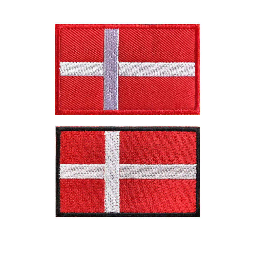 1PC Danish Flag Denmark Embroi – Velcro Sew On Bewertung und Preis