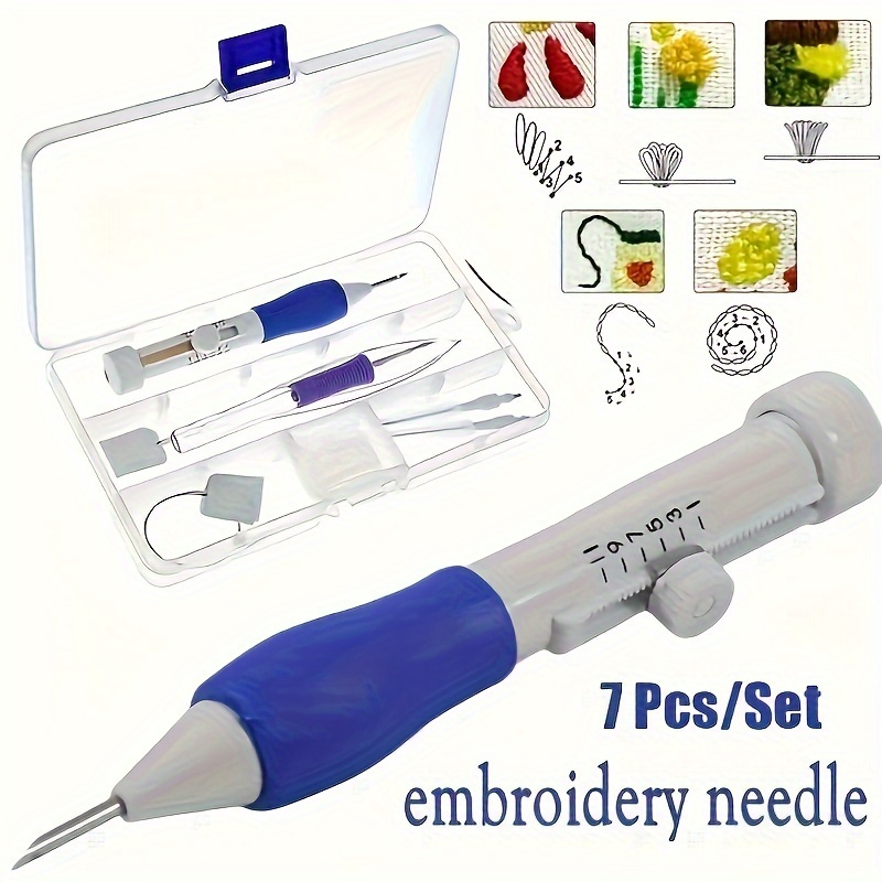 7-Piece Embroidery Punch Needl – Textile Sewing Kit Bewertung und Preis