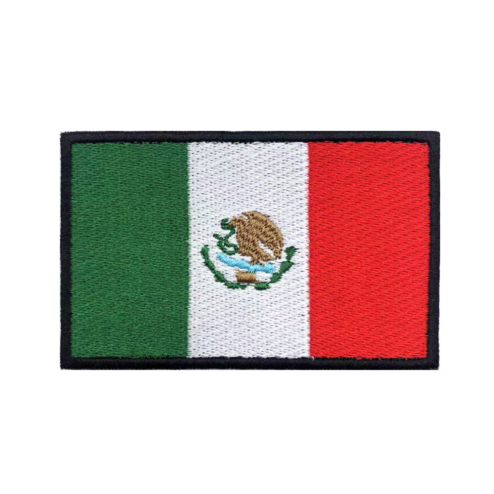 Mexican flag Mexico Patches Ar – Velcro Sew On Bewertung und Preis