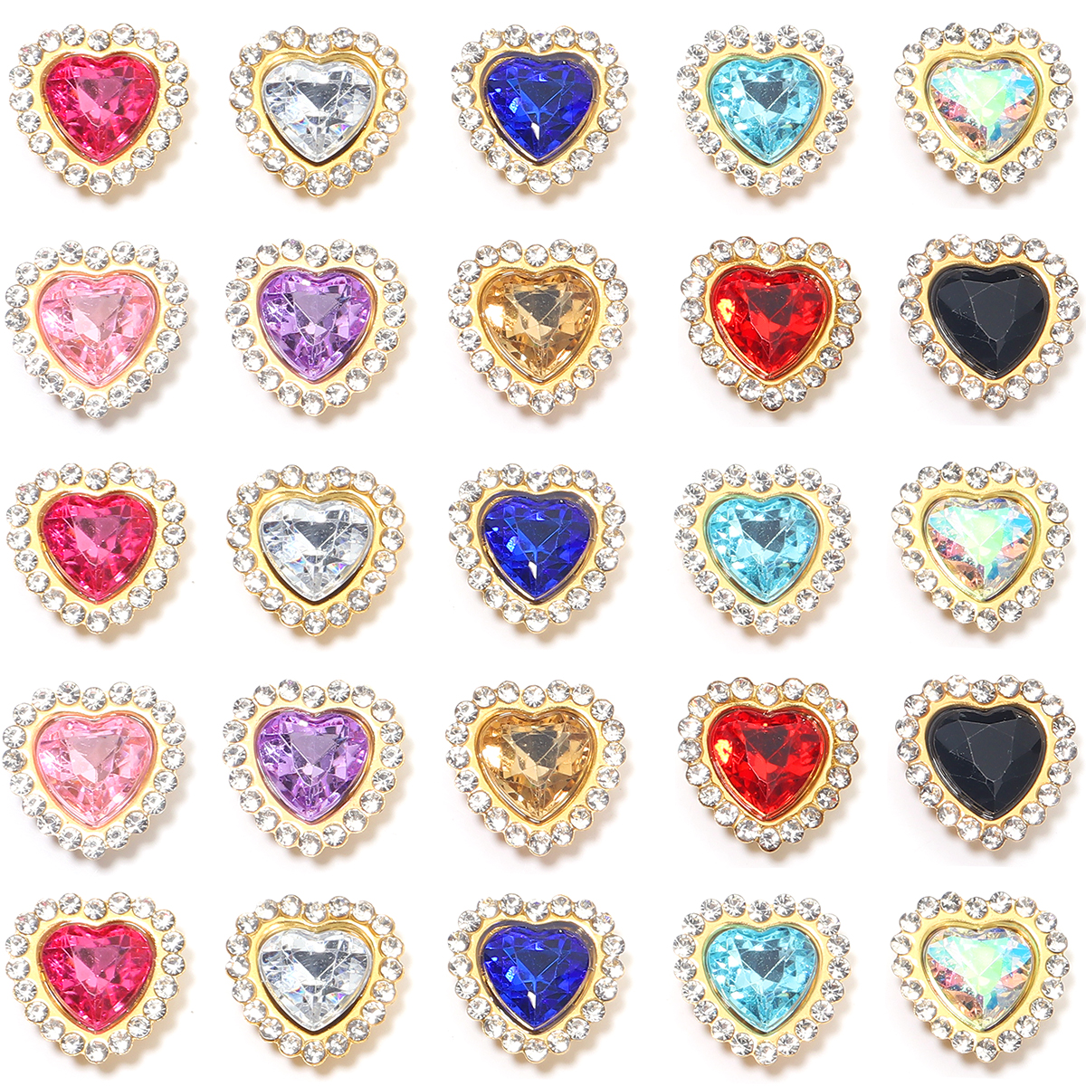 20Pcs Love Heart Acrylic Rhine – Sewing Art Bewertung und Preis