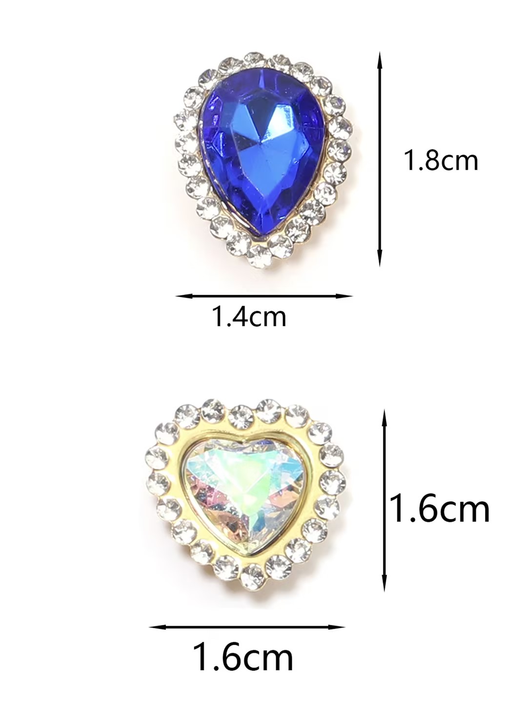 20Pcs Love Heart Acrylic Rhine – Sewing Art Bewertung und Preis