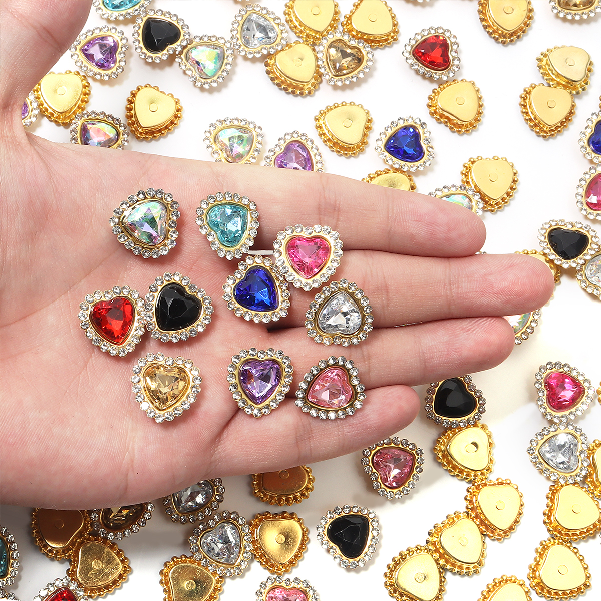 20Pcs Love Heart Acrylic Rhine – Sewing Art Bewertung und Preis