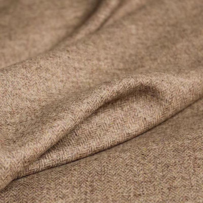Redraspberry Camel Herringbone – Sewing Tweed Fabric Bewertung und Preis